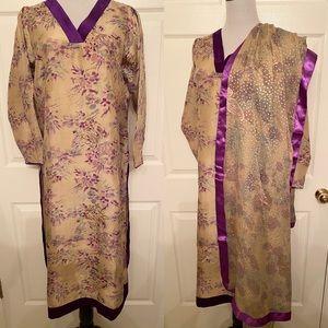 Party Wear Dress Silk Embroidered Salwar Kameez